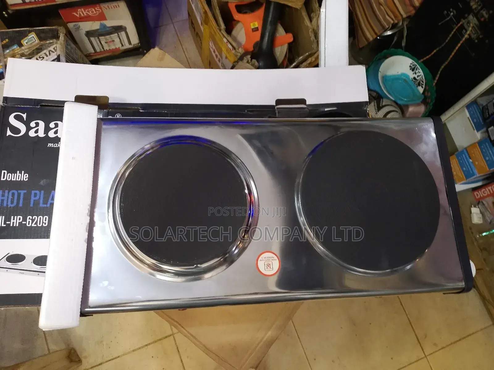 Original Saachi Double Hotplate