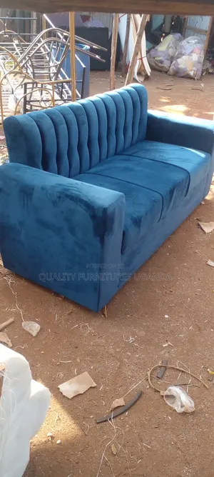 3 Seater Sofa Seat in Blue Colour