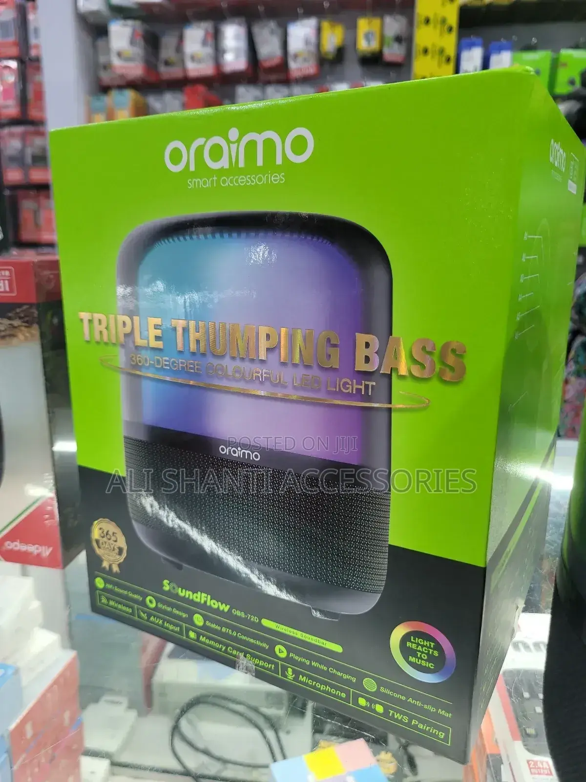 Oraimo Sound Bass/ Super Bass Speaker/Sound and Light Speake