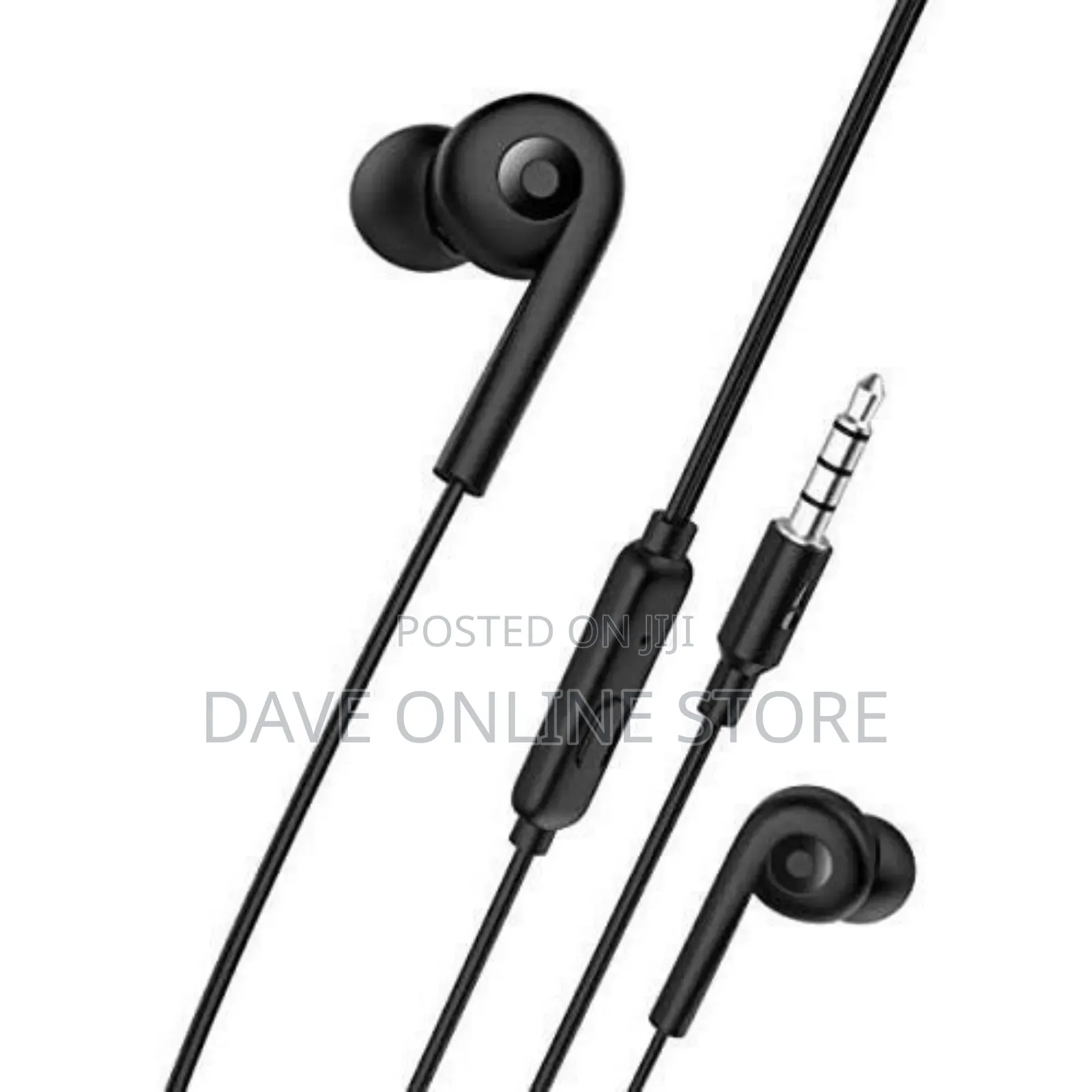 Oraimo HD Strong Bass Sound Earphones - Black