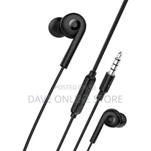 Oraimo HD Strong Bass Sound Earphones - Black
