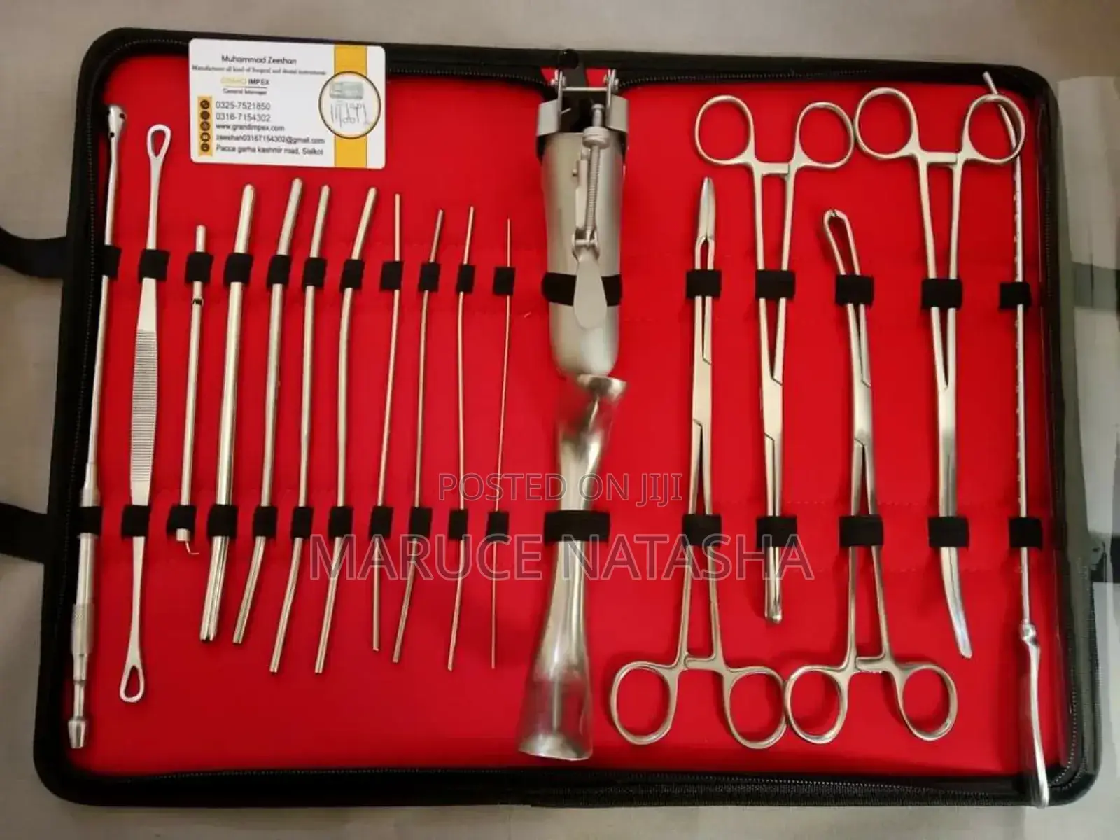 D and C or Dilation and Curettage Instrument Set