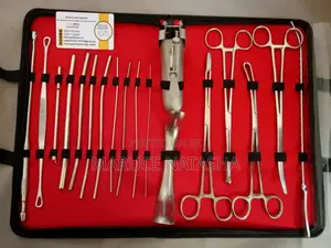 D and C or Dilation and Curettage Instrument Set