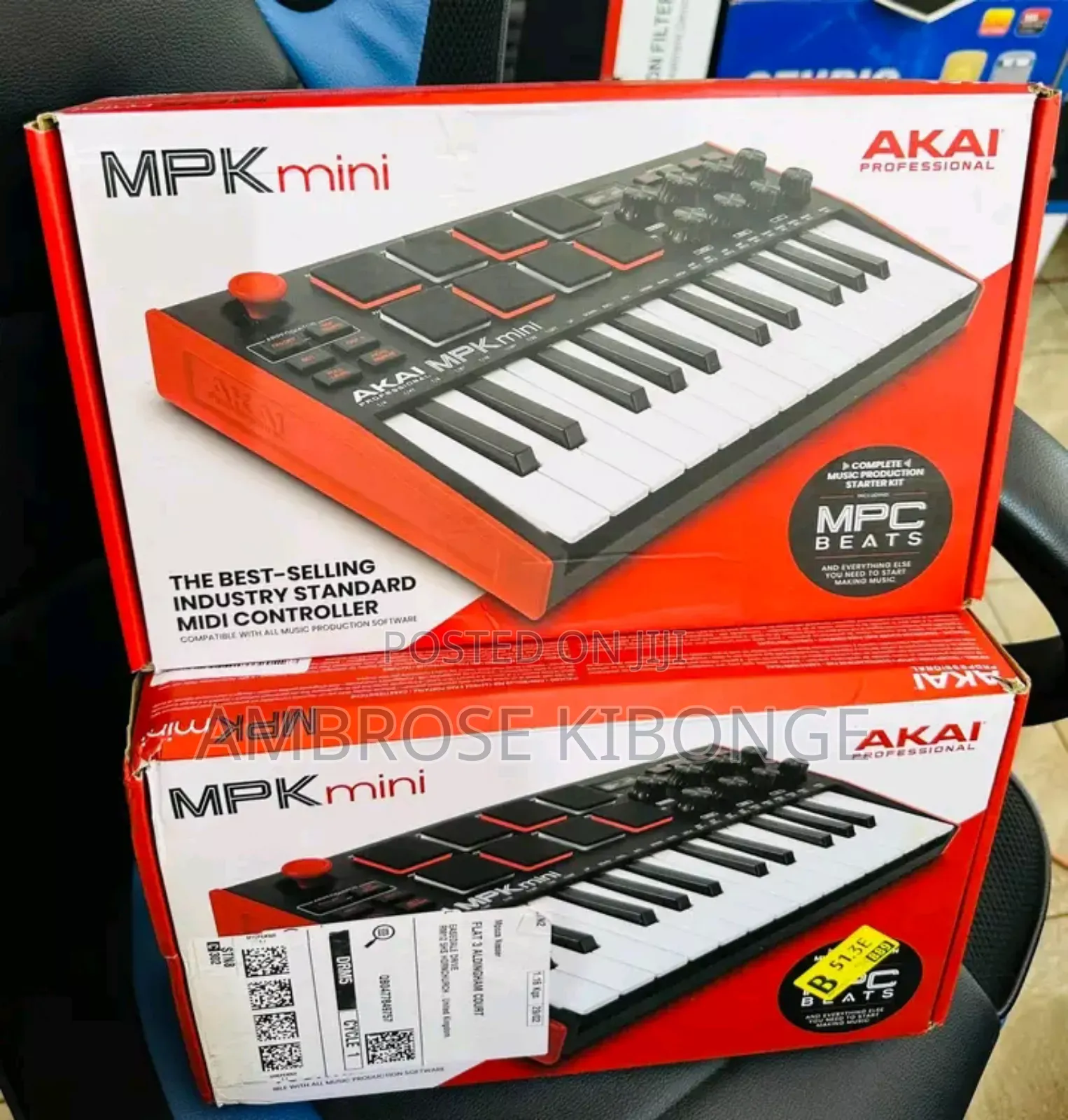 Clear Sound Quality Akai MPK Mini 25key Usb Midi Controller