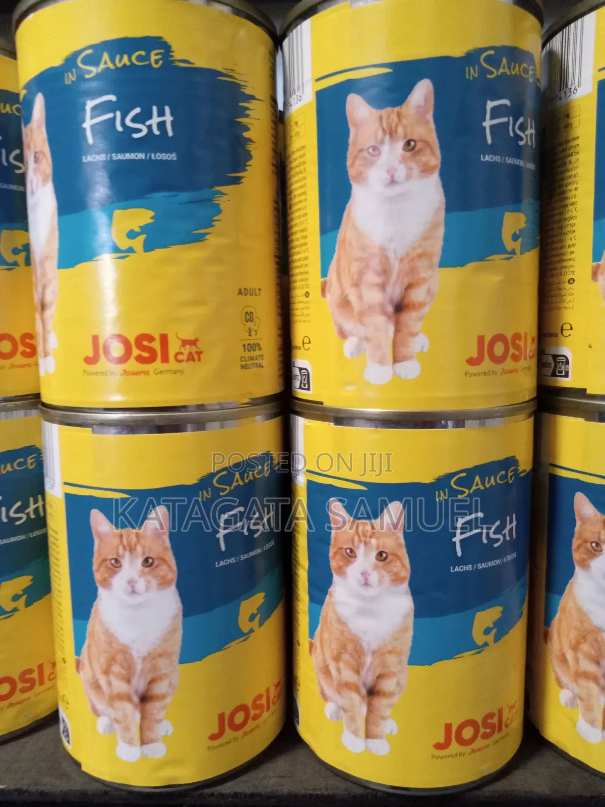 Josicat Fish in Sauce Wet Cat Food 415g