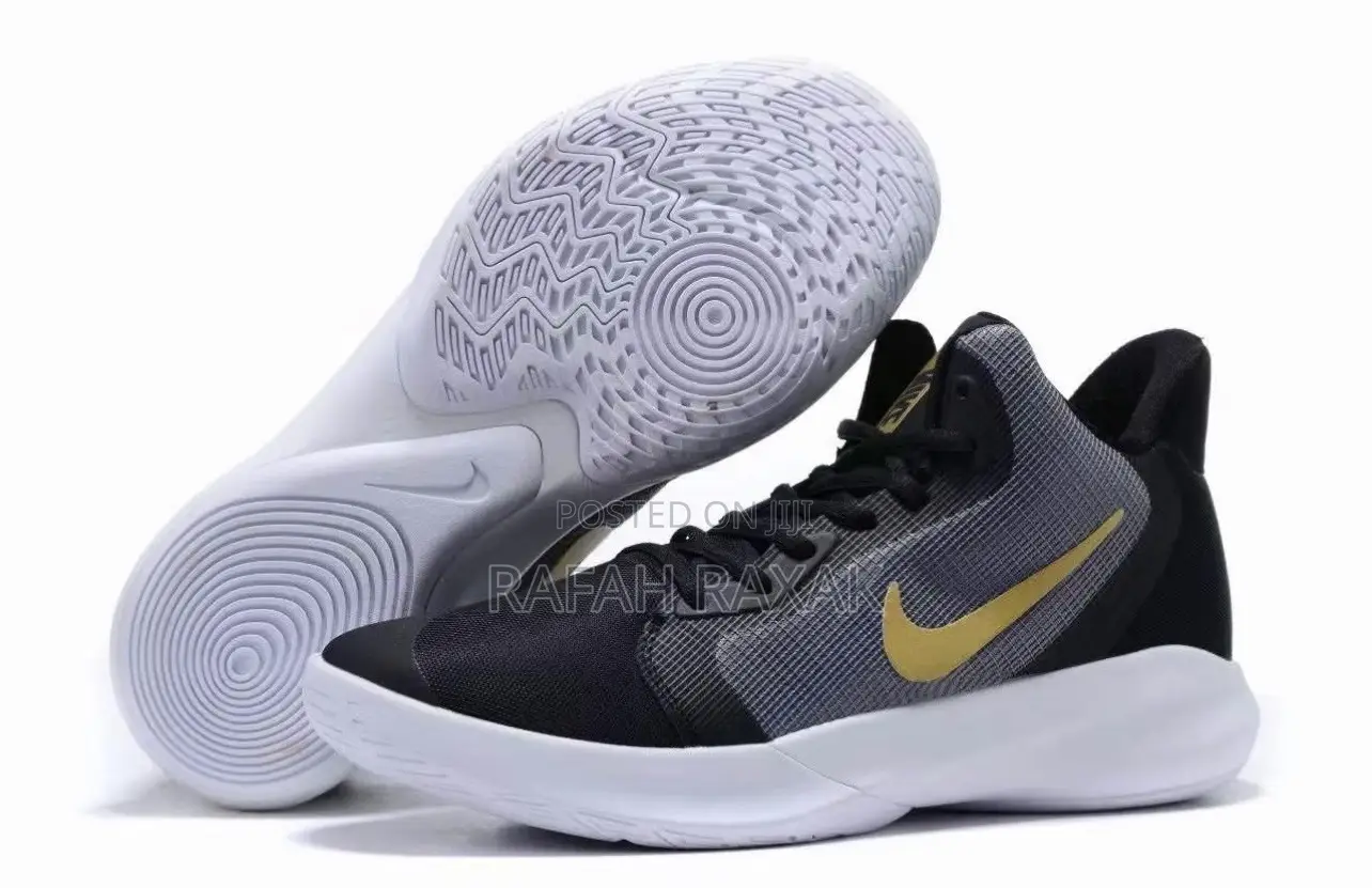 Original Black Nike Precision 3 Basketball Sneakers