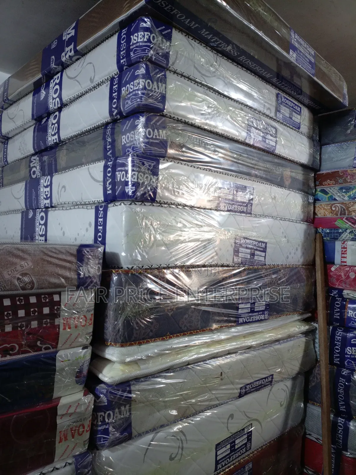 Mattresses High Density Smart 5x6x8 Inches Rosefoam