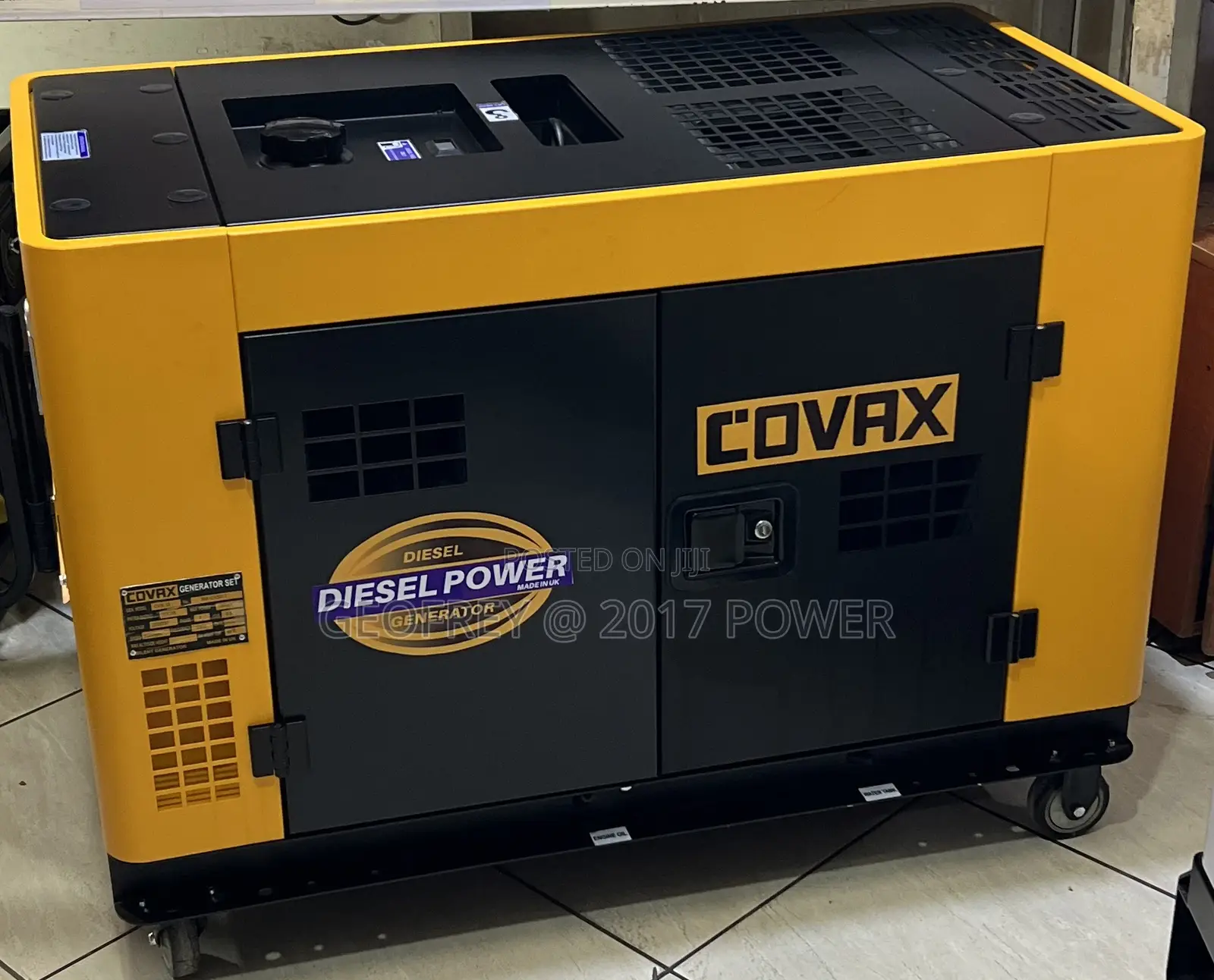 Covax 15kva Water Cooled Made in Uk 2 Psitons