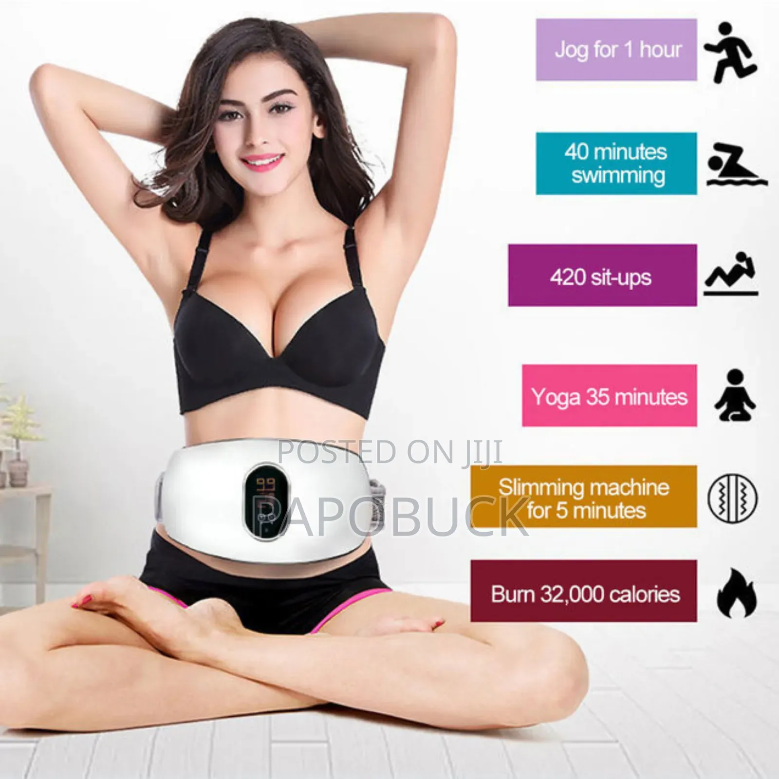 Unique 2 In 1 Body Slimming Massage Belt