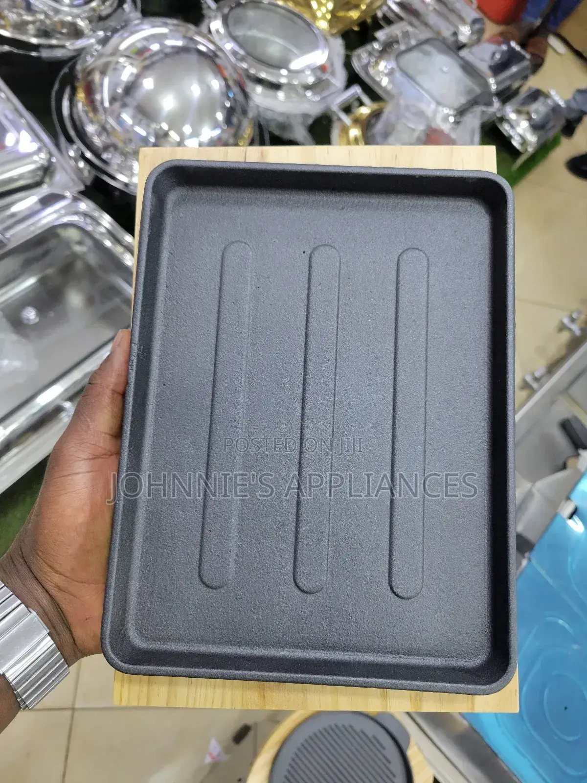 Wooden Trays Sizzling Plates