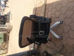 Foldable Arms Black Colour Office Chair