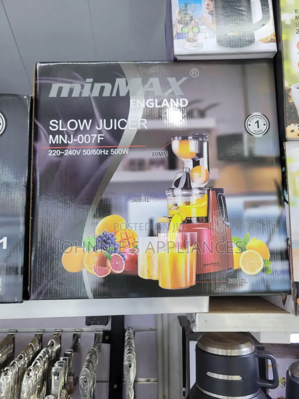 Minmax Slow Juicer Heavy Duty 1yr Warranty