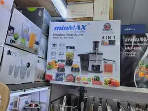 Minmax Stainless Steel Juicer 4in1 With 1yr Warranty