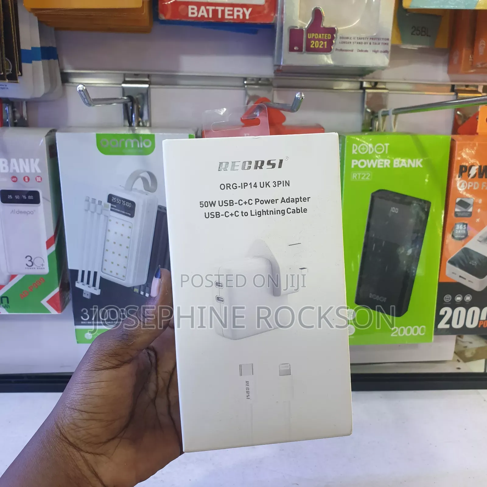 50w Usb-C +C Power Adapter/ Regrsi Fast Charger