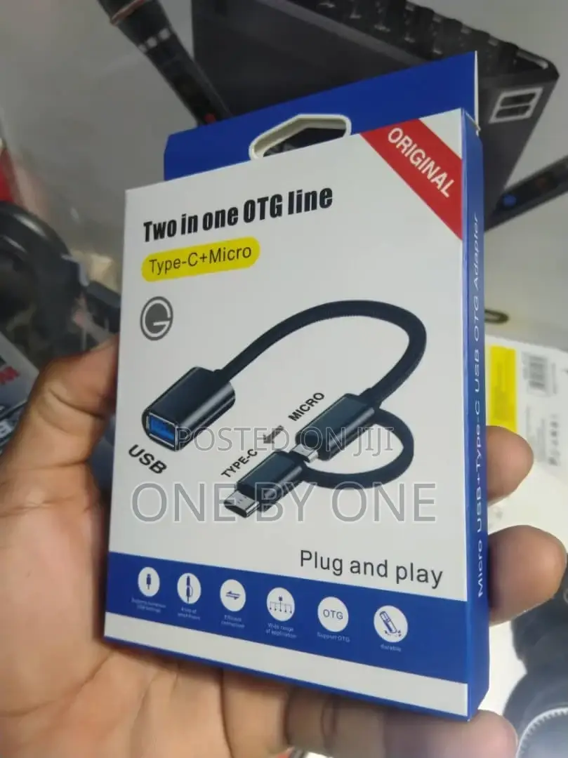 Two in One Otg Line (MICRO USB, TYPE C)