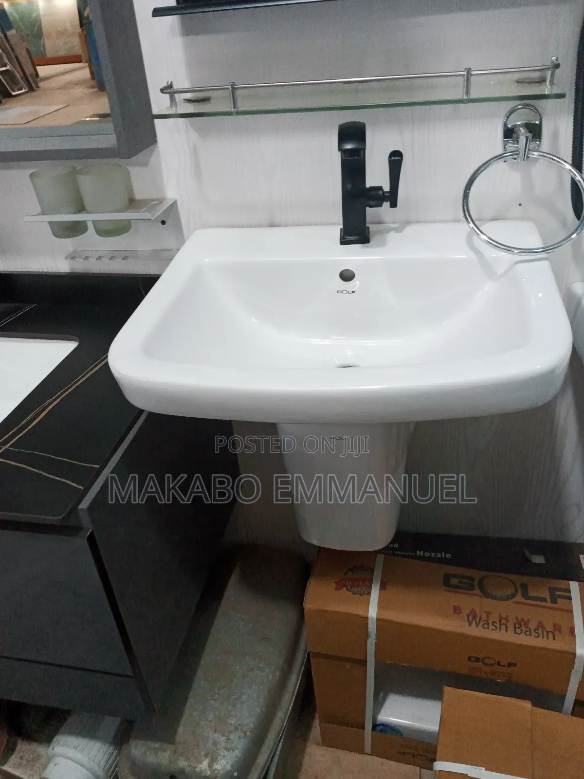 Half Pedestal Basin