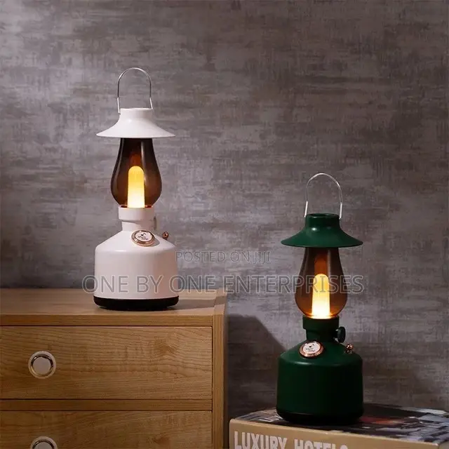 Retro Camping Light, Humidifier With Two Gears
