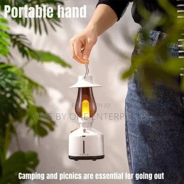 Retro Camping Light,Outdoor Retro Tent Light, Humidifier