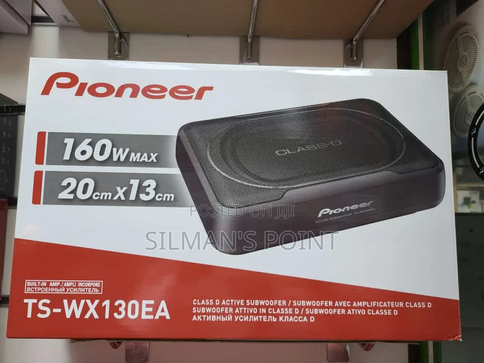 Pioneer Ts-Wx130ea Car Underseat Subwoofer