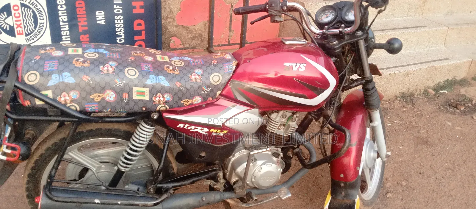 TVS HLX 125 2023 Red