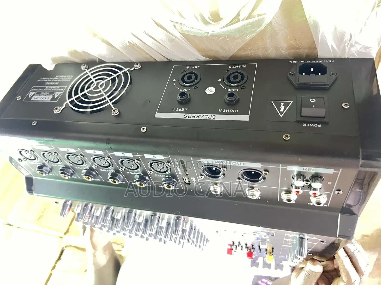 Professional 6 Channel Amp Mixer