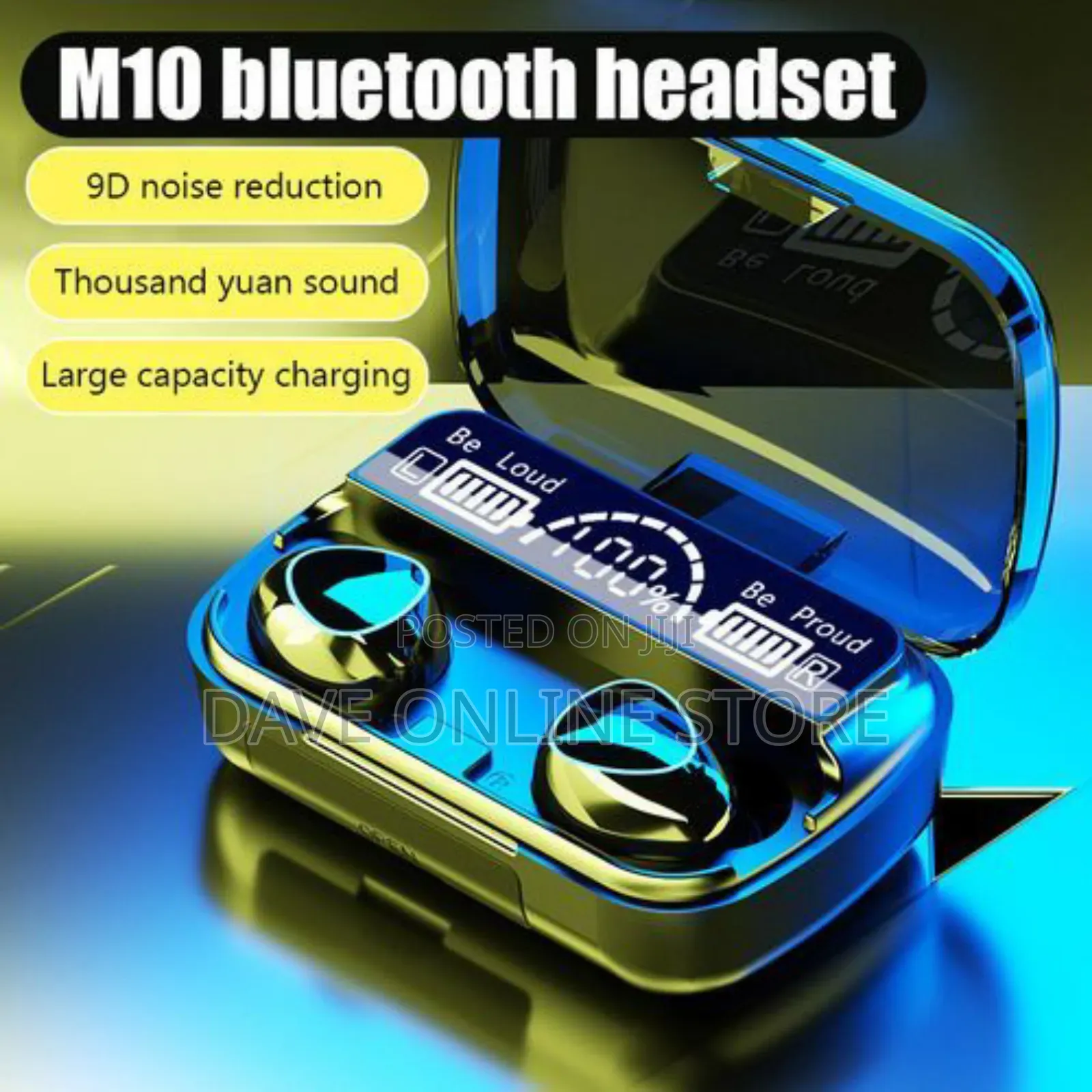 Wireless Bluetooth Earphones Waterproof Headset Hifi Stereo