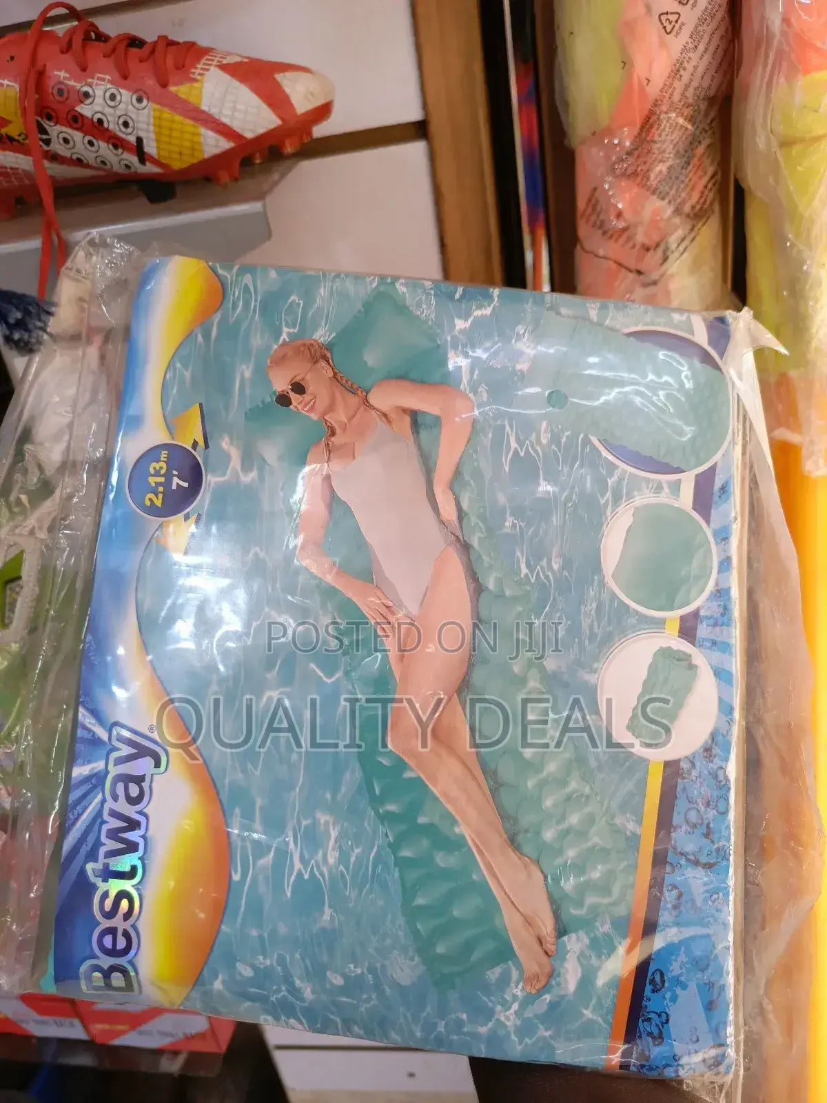 Inflatable Pool Floating Lounger Mat