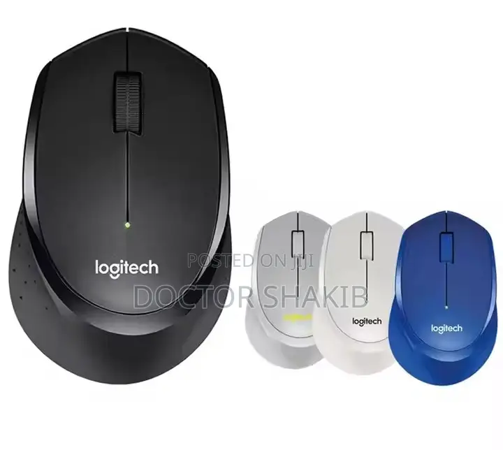 Black Logitech Wireless Mouse