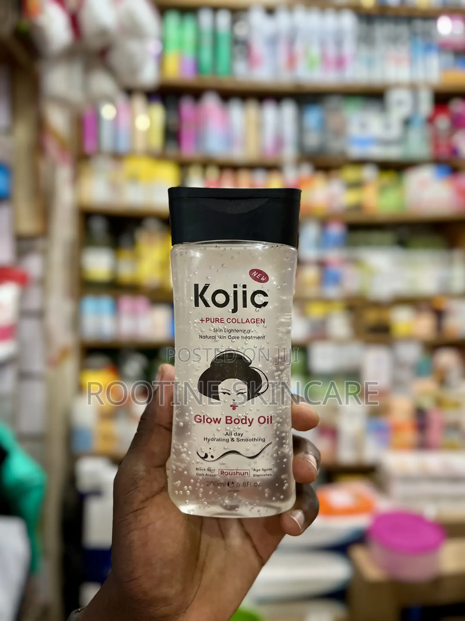 Kojic + Pure Collagen Skin Lightening Glow Body Oil