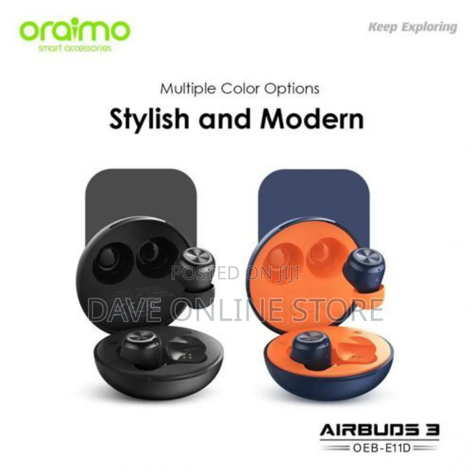 Oraimo Air-Buds 3 Powerful Bass IPX7 True Wireless Earbuds