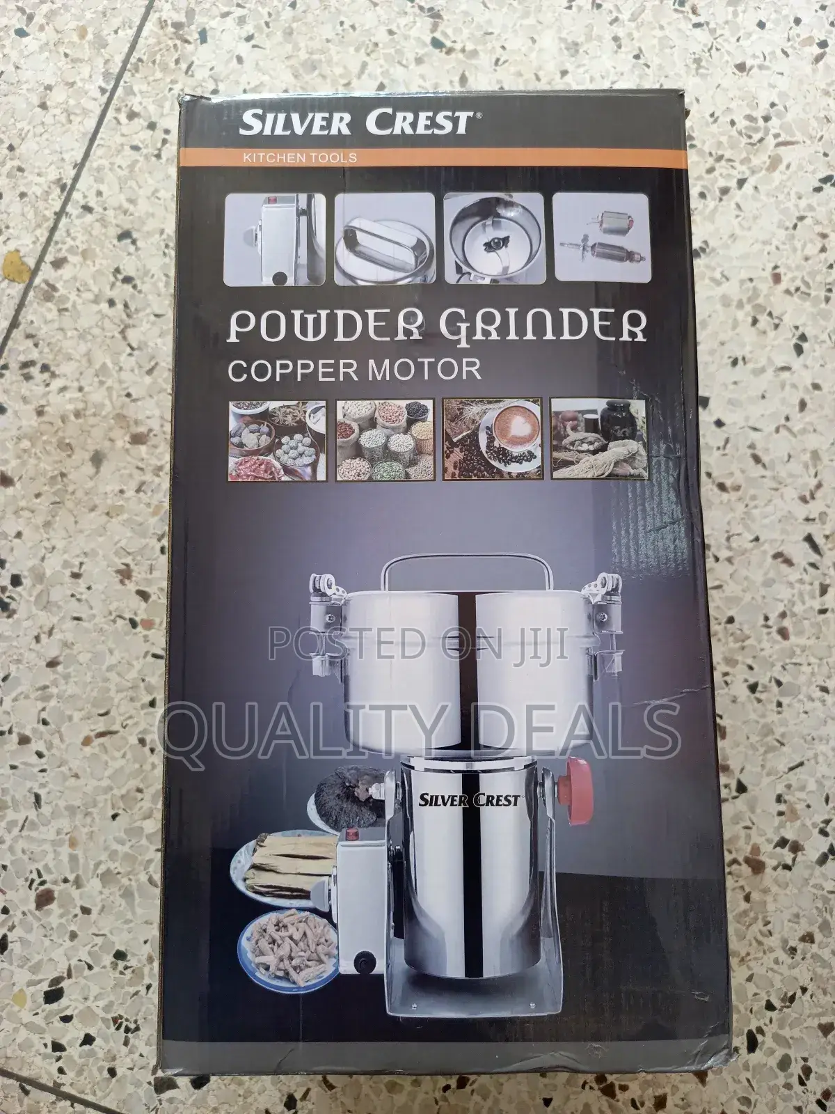 Silver Crest Powder Grinder
