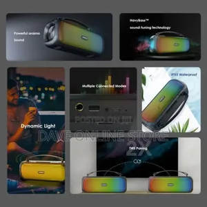 Oraimo Boom Powerful Sound Masive Bass Dynamic Light Speaker