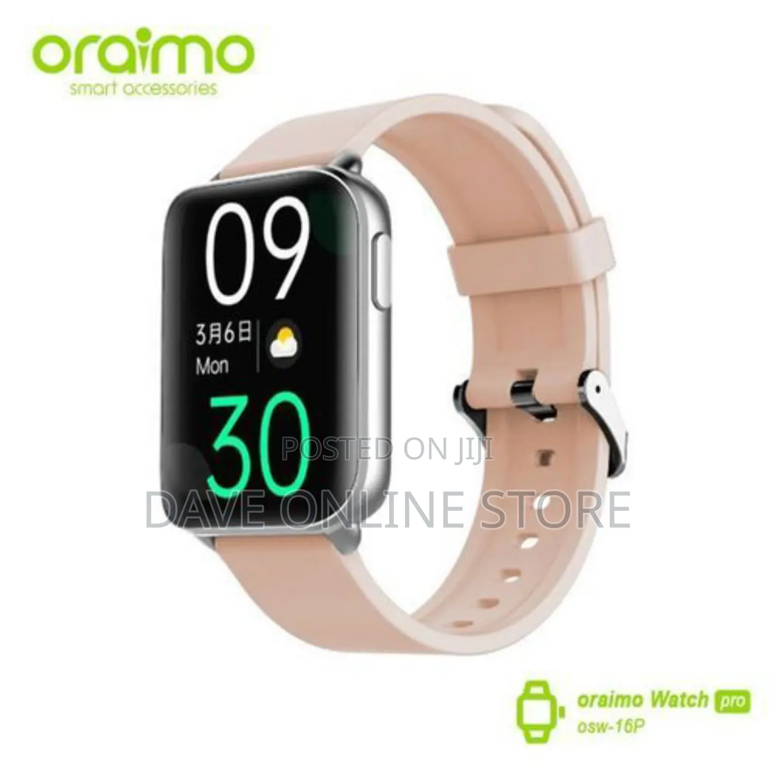 Oraimo 1.69" IPS Screen IP68 Blood Oxygen 24 Fitness Watch