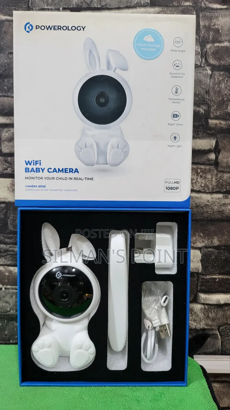The All New Powerology Wifi Baby Camera and Monitor