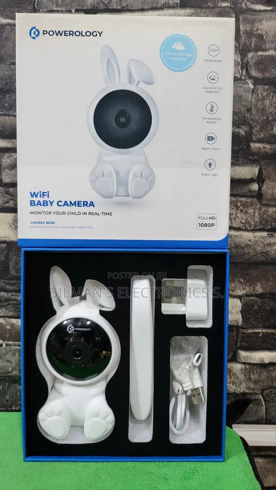 The All New Powerology Wifi Baby Camera and Monitor