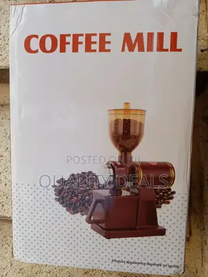 Electric Commercial Coffee Bean Grinder Coffee Mill Brown