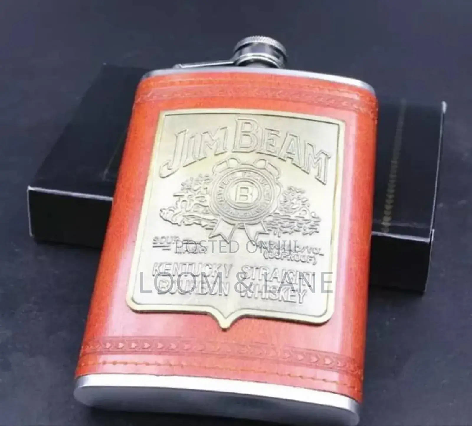 Jim Beam Whiskey Hip Flask