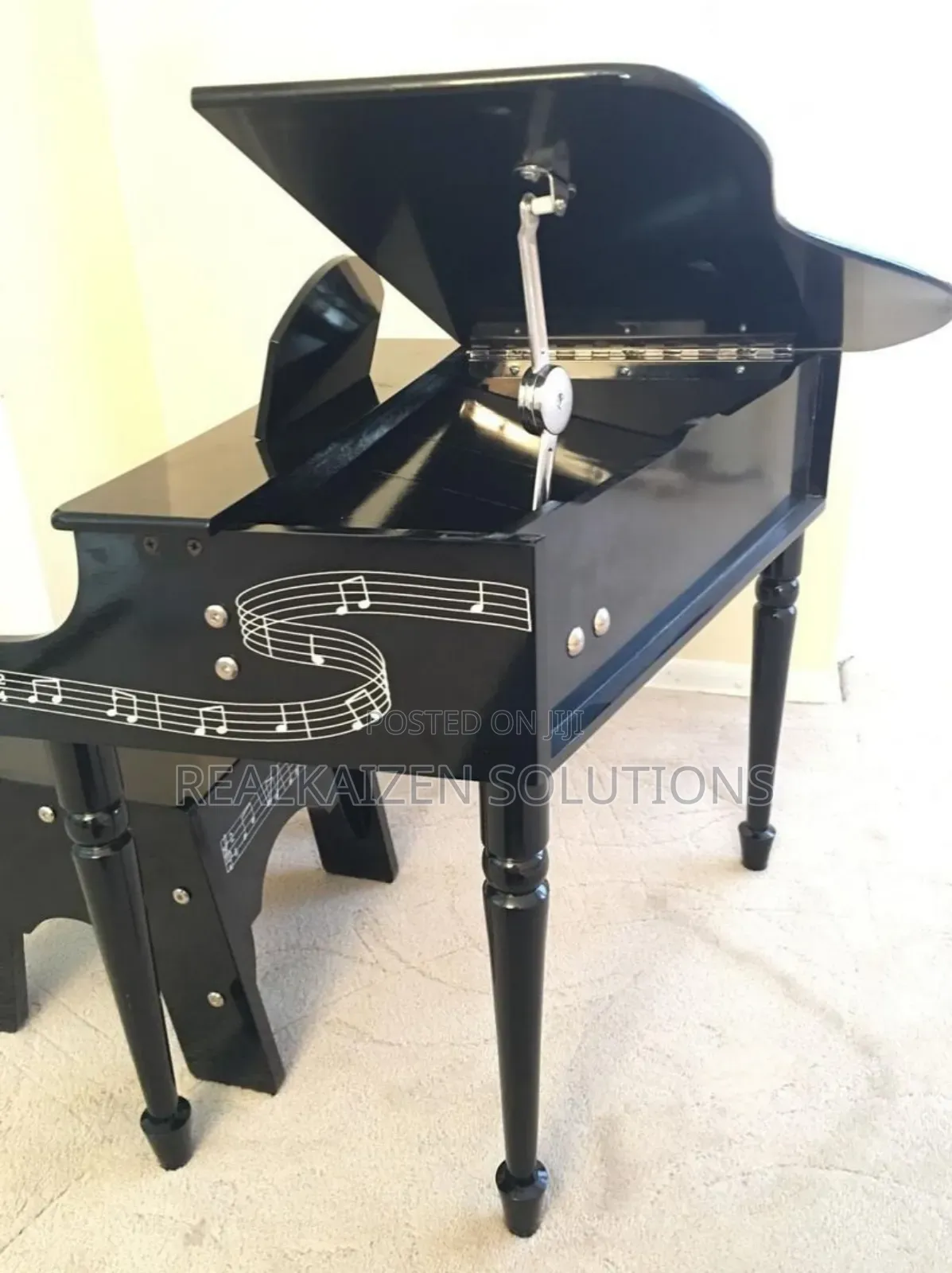 MELISSA & DOUG Learn Play Classic Grand Piano 30keys|Table
