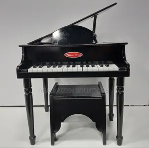 MELISSA & DOUG Learn Play Classic Grand Piano 30keys|Table