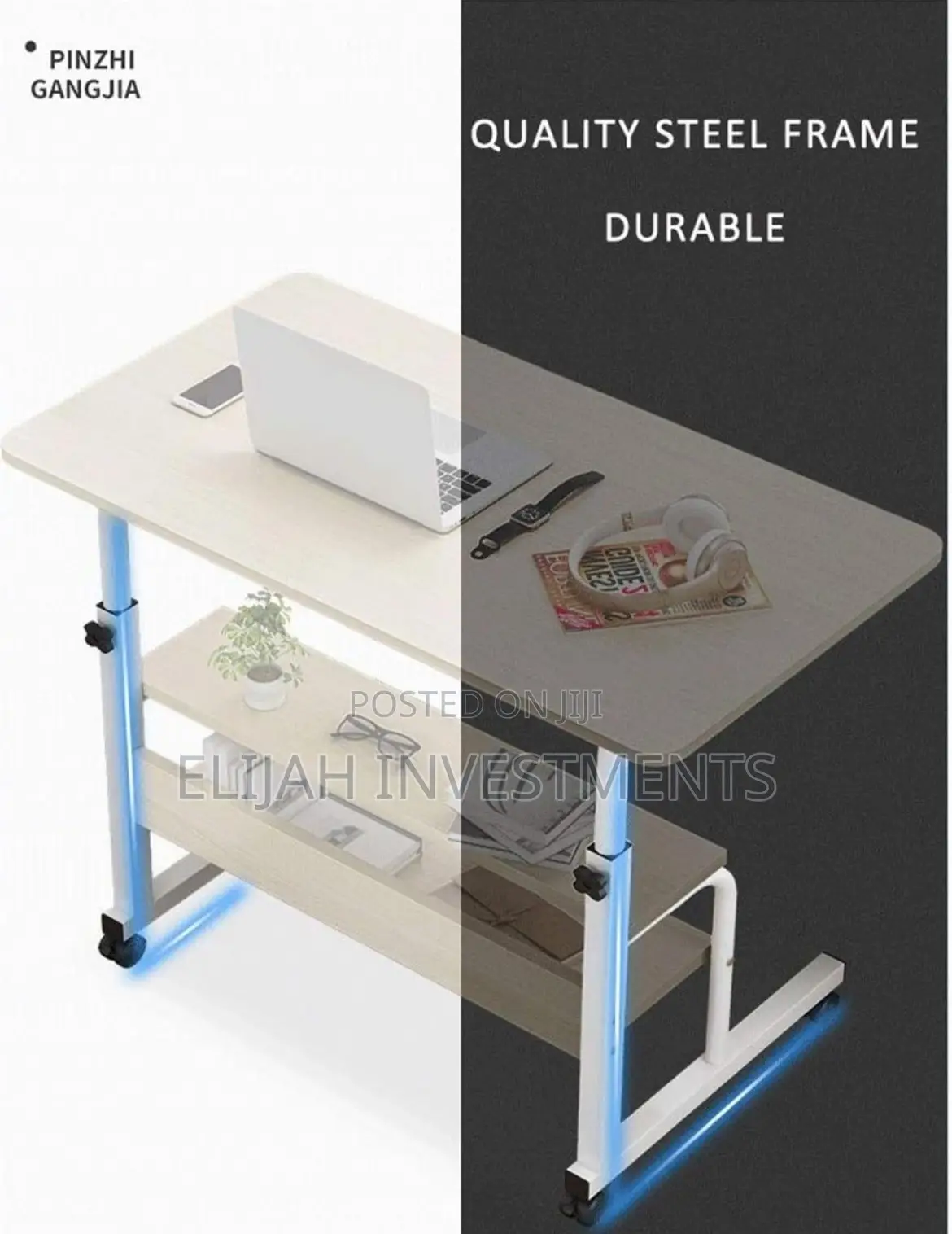 Mobile Overbed Table/Laptopdesk With Wheels