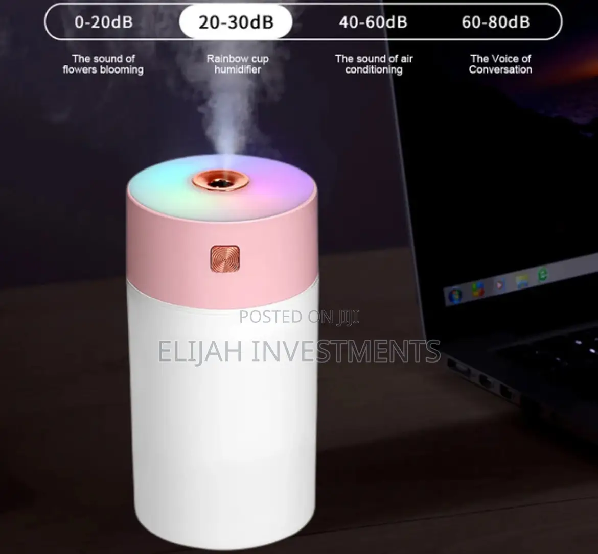 Mini Essential USB Ultrasonic Air Humidifie LED Aroma Anion