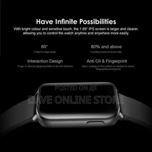 Oraimo Smart Watch Pro OSW16 Curved Display Waterproof Black