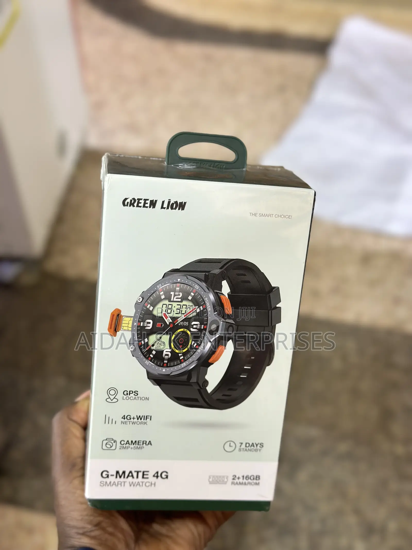 Green Lion G – Mate 4G Smart Watch-Black