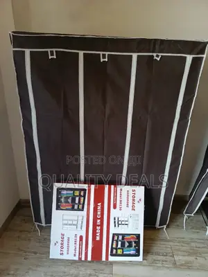 Metallic Frame Wardrobe