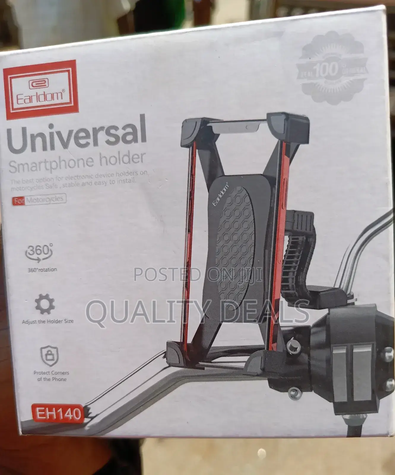 Universal EH140 Phone Holder for Bicycles and Motorcycles