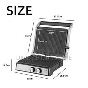 AVINAS Electric Press Grill Steak BBQ Meat Grill Pan
