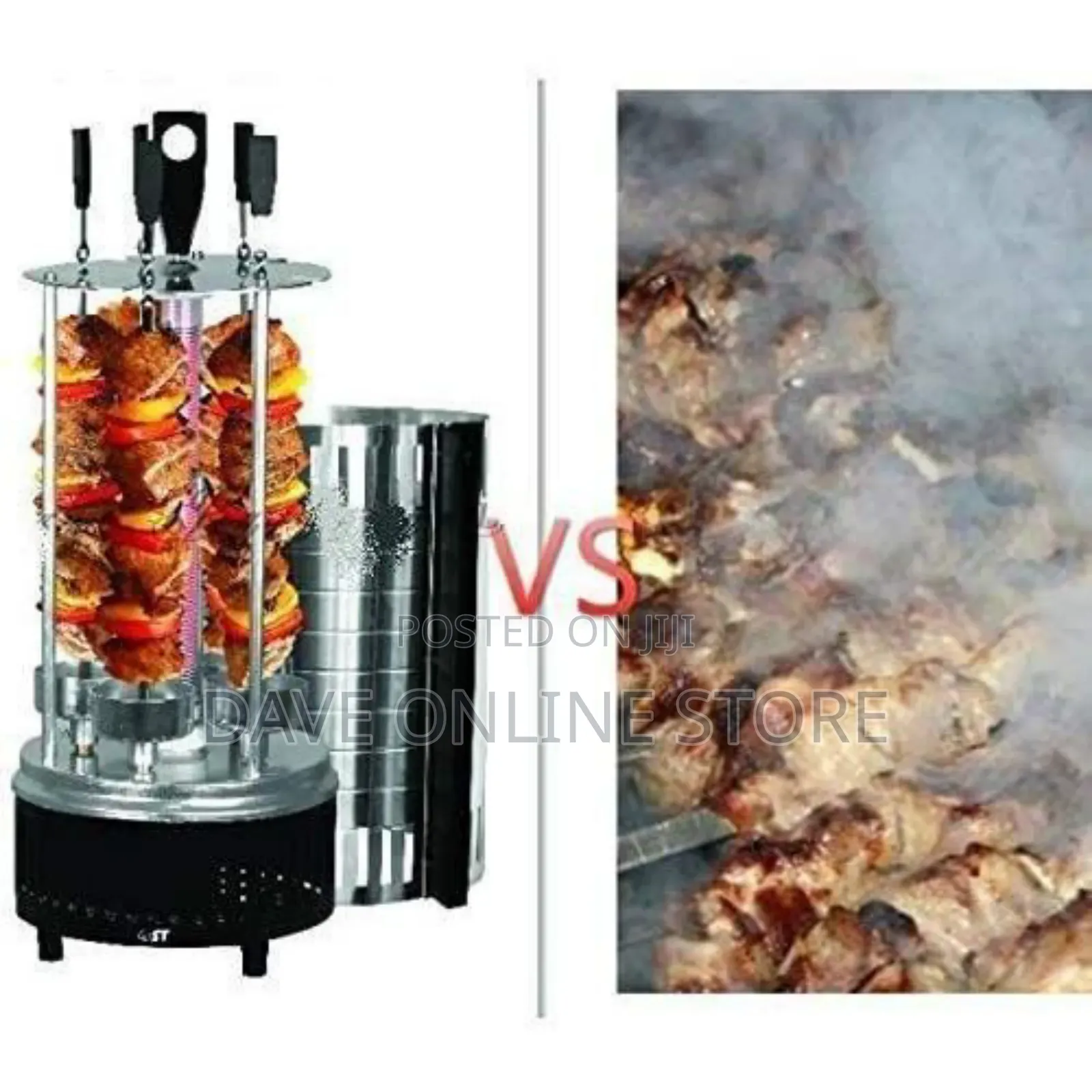 Electric Meat Vegetable Barbecue Kebab Machine Maker -