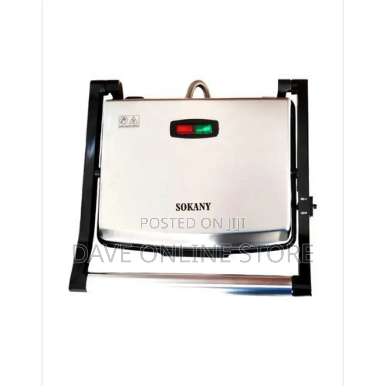 Sokany Electric Grill Maker - Black, Silver