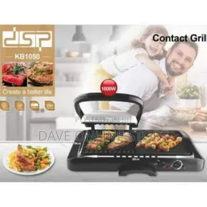 DSP 2 In1 Ielectric Grill Portable Nonstick Barbecue Press