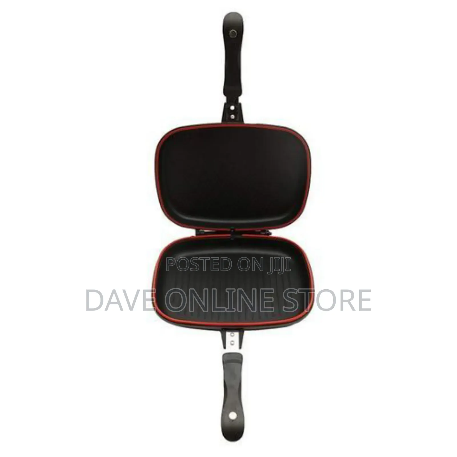 Other Die Cast Double Sided Grill Pan 36cm - Black